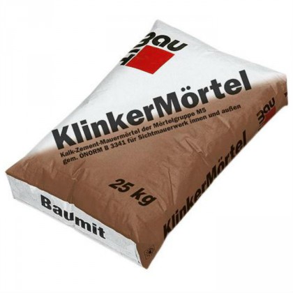 Baumit KlinkerMortel - Mortar special pentru zidarie aparenta